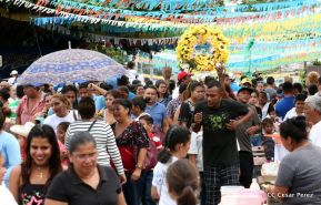 Santo Domingo ya se encuentra en su trono de Las Sierritas