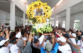 Santo Domingo ya se encuentra en su trono de Las Sierritas