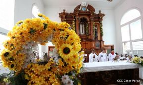 Santo Domingo ya se encuentra en su trono de Las Sierritas