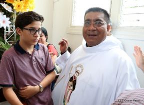 Santo Domingo ya se encuentra en su trono de Las Sierritas