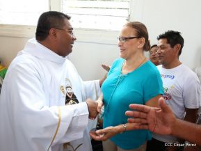 Santo Domingo ya se encuentra en su trono de Las Sierritas