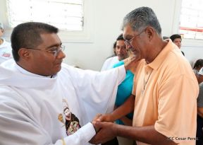 Santo Domingo ya se encuentra en su trono de Las Sierritas