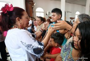 Santo Domingo ya se encuentra en su trono de Las Sierritas