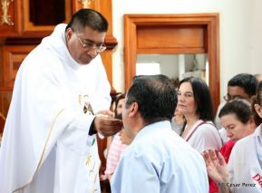 Santo Domingo ya se encuentra en su trono de Las Sierritas