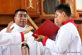 Santo Domingo ya se encuentra en su trono de Las Sierritas