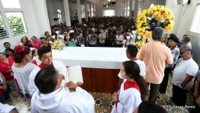 Santo Domingo ya se encuentra en su trono de Las Sierritas