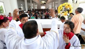 Santo Domingo ya se encuentra en su trono de Las Sierritas