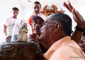 Santo Domingo ya se encuentra en su trono de Las Sierritas