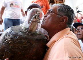 Santo Domingo ya se encuentra en su trono de Las Sierritas