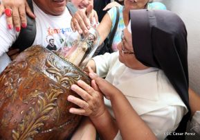 Santo Domingo ya se encuentra en su trono de Las Sierritas