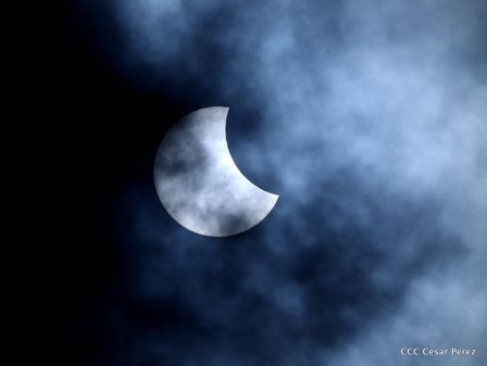 Eclipse solar  visto desde  Nicaragua
