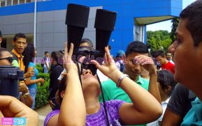 Eclipse solar  visto desde  Nicaragua