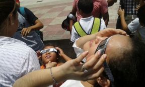 Eclipse solar  visto desde  Nicaragua