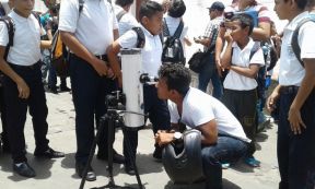 Eclipse solar  visto desde  Nicaragua