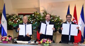 Nicaragua, El Salvador y Honduras reúnen para avanzar en plan de desarrollo de Golfo de Fonseca