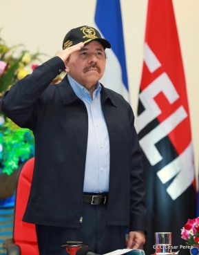 Acto del 38 aniversario de fundación del Ejército de Nicaragua