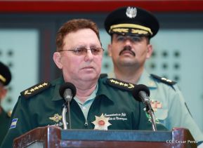 Acto del 38 aniversario de fundación del Ejército de Nicaragua