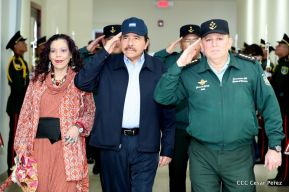 Acto del 38 aniversario de fundación del Ejército de Nicaragua