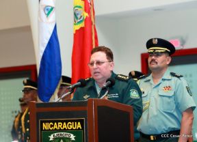Acto del 38 aniversario de fundación del Ejército de Nicaragua