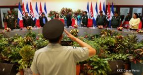 Acto del 38 aniversario de fundación del Ejército de Nicaragua