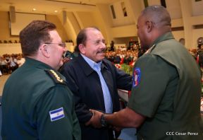 Acto del 38 aniversario de fundación del Ejército de Nicaragua