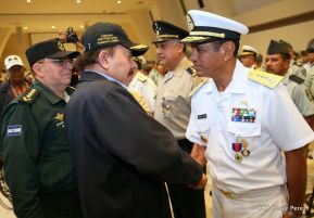 Acto del 38 aniversario de fundación del Ejército de Nicaragua