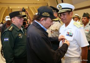 Acto del 38 aniversario de fundación del Ejército de Nicaragua