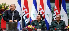 Acto del 38 aniversario de fundación del Ejército de Nicaragua