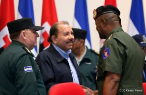 Acto del 38 aniversario de fundación del Ejército de Nicaragua