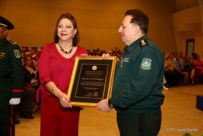 Acto del 38 aniversario de fundación del Ejército de Nicaragua