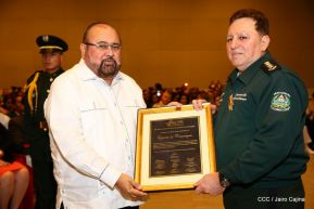 Acto del 38 aniversario de fundación del Ejército de Nicaragua