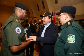 Acto del 38 aniversario de fundación del Ejército de Nicaragua