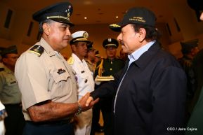 Acto del 38 aniversario de fundación del Ejército de Nicaragua