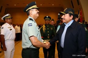 Acto del 38 aniversario de fundación del Ejército de Nicaragua