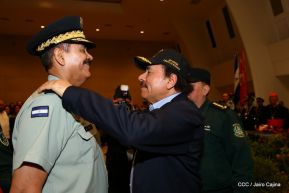 Acto del 38 aniversario de fundación del Ejército de Nicaragua