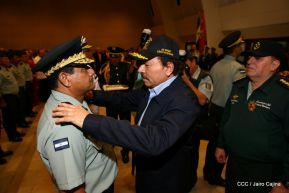 Acto del 38 aniversario de fundación del Ejército de Nicaragua