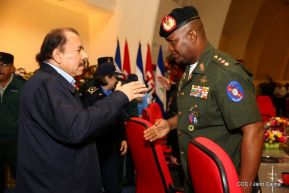 Acto del 38 aniversario de fundación del Ejército de Nicaragua