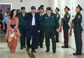 Acto del 38 aniversario de fundación del Ejército de Nicaragua