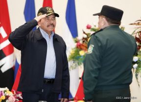 Acto del 38 aniversario de fundación del Ejército de Nicaragua
