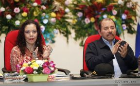 Acto del 38 aniversario de fundación del Ejército de Nicaragua