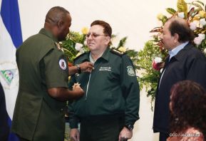 Acto del 38 aniversario de fundación del Ejército de Nicaragua