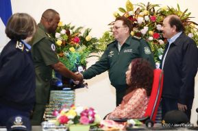 Acto del 38 aniversario de fundación del Ejército de Nicaragua