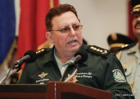Acto del 38 aniversario de fundación del Ejército de Nicaragua