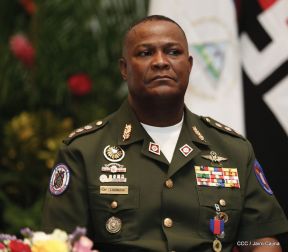 Acto del 38 aniversario de fundación del Ejército de Nicaragua