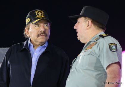 Desfile del Ejército de Nicaragua en saludo a su 38 aniversario