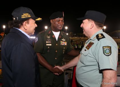 Desfile del Ejército de Nicaragua en saludo a su 38 aniversario