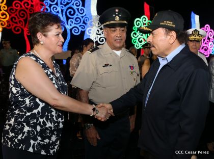 Desfile del Ejército de Nicaragua en saludo a su 38 aniversario