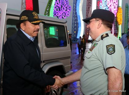 Desfile del Ejército de Nicaragua en saludo a su 38 aniversario