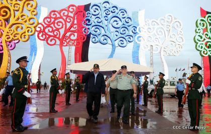 Desfile del Ejército de Nicaragua en saludo a su 38 aniversario