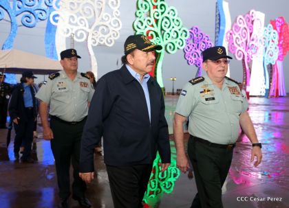 Desfile del Ejército de Nicaragua en saludo a su 38 aniversario